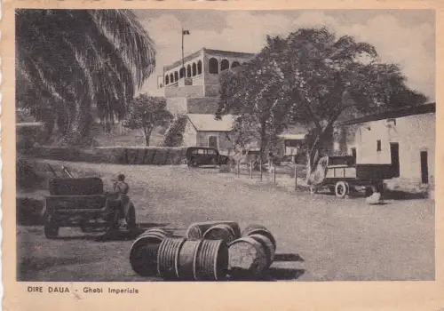 ÄTHIOPIEN - Dire Daua, Ghebì Imperiale, Postkarte 1939 Somalia C.20 Stamp