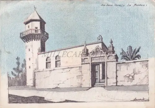 ÄTHIOPIEN - Dire Daua, Harar, La Moschea, Postkarte Armando