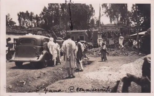 ÄTHIOPIEN - Gimma, R. Commissariato, Foto Postkarte 1939 Luftpost