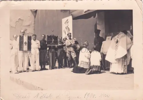 ÄTHIOPIEN - Dessiè, Natale di Roma, große Foto Postkarte 1940
