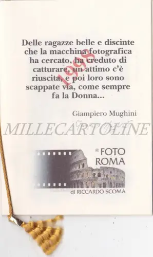 FOTO ROM RICCARDO COMA - Giampiero Mughini, Kalender Barbier Akt 1998