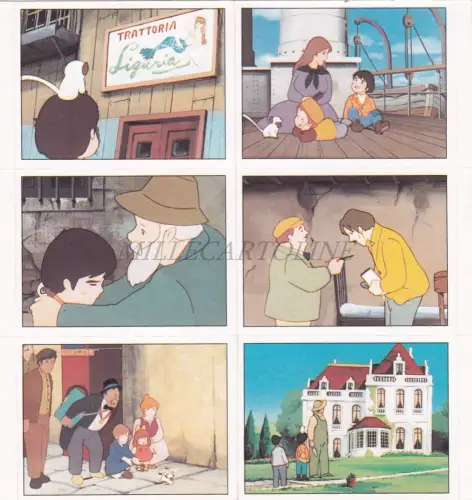 MARCO - 6 Panini Modena 1982 Karton Figuren