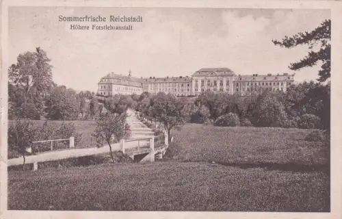 TSCHECHIEN - Zakupy, Sommerfrische Reichstadt, Postkarte