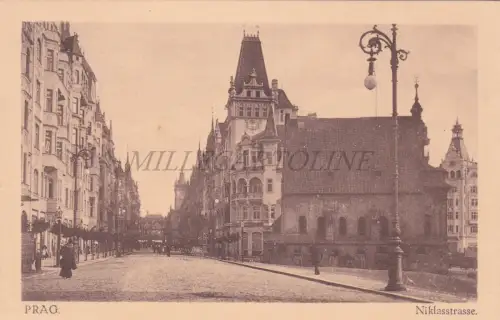 TSCHECHIEN - Praha, Prag, Niklasstraße, Postkarte