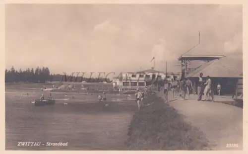 TSCHECHIEN - Zwittau, Strandbad, Foto AK