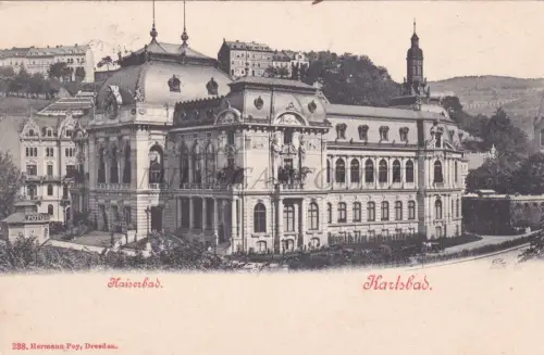 TSCHECHIEN - Karlsbad, Karlsbad, Kaiserbad, Postkarte 1899