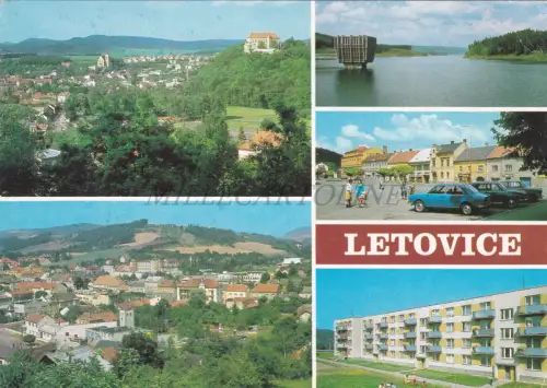 TSCHECHISCHE REPUBLIK - Letovice, Ansichten, Postkarte
