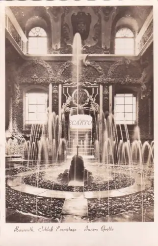 DEUTSCHLAND - Bayreuth - Schloss Eremitage - Innere Grotte - Foto AK