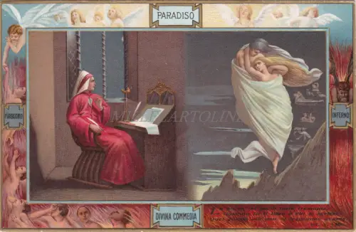 DANTE DIVINA COMEDIA - Vision von Paul und Francesca - Nr. 506 Aufl. Sborgi 1
