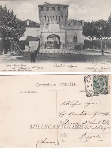 CENTO: Porta Pieve 1907