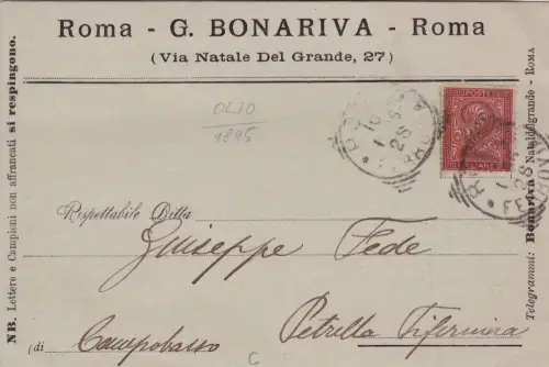 # ROM: Kopfstück - G. BONARIVA - ÖL 1895