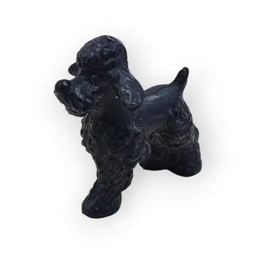 Schleich Classics Mini  Gummifiguren 70 - 80er Jahre -  Pudel Schwarz