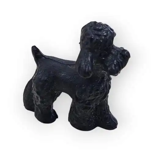 Schleich Classics Mini  Gummifiguren 70 - 80er Jahre -  Pudel Schwarz