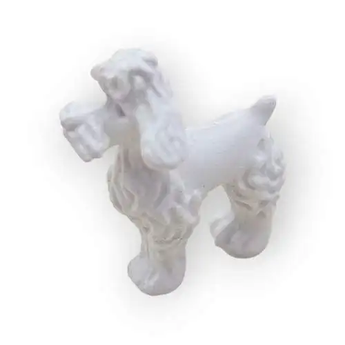 Schleich Classics Mini  Gummifiguren 70 - 80er Jahre -  Pudel Weiß