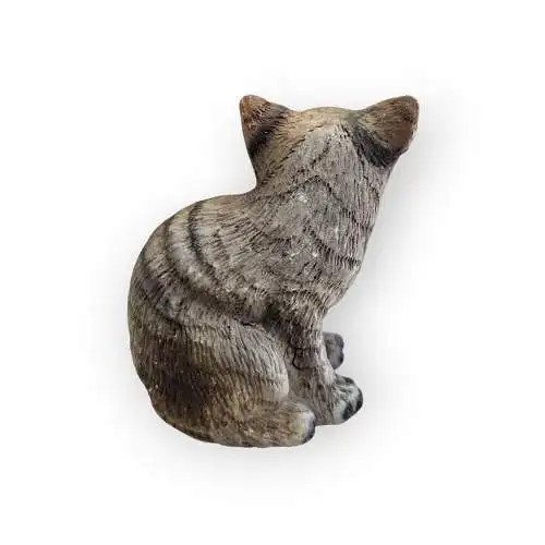 Handbemalte getirgerte Katze  4,5 cm groß 