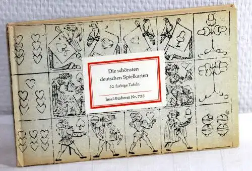 DIE SCHÖNSTEN DEUTSCHEN SPIELKARTEN - 32 farbige Tafeln. 