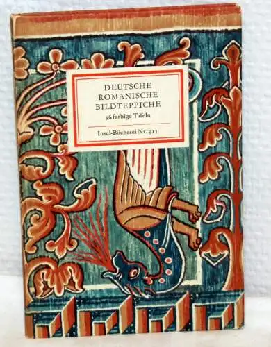 DEUTSCHE ROMANISCHE BILDTEPPICHE aus den Domschätzen zu Halberstadt und Quedlinburg - 36 farbige Tafeln. 