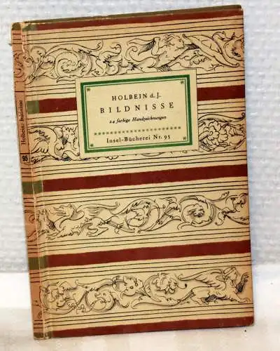 Hans Holbein d.J: BILDNISSE - 24 Farbige Handzeichnungen. 