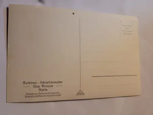 Cap Arcona - Halle Postkarte: