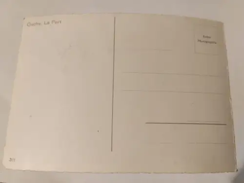 Quchy Le Port Postkarte: