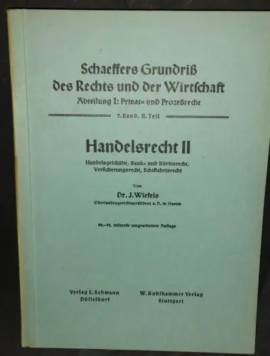 Handelsrecht 2
