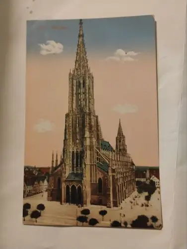Ulm - Münster Postkarte