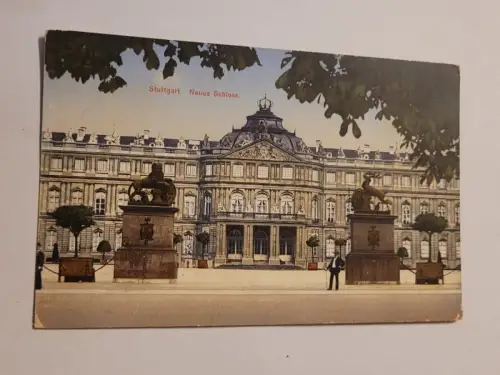 Postkarte - Stuttgart Neues Schloss Postkarte: