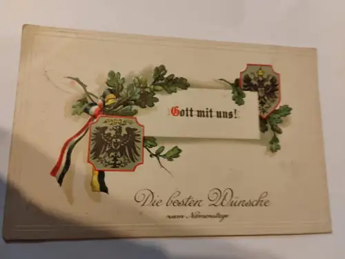Gott mit Uns - Die besten Wünsche Postkarte: