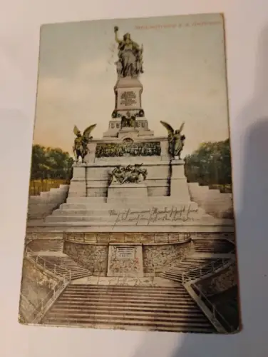 Nationaldenkmal a. D. Niederwald Postkarte: