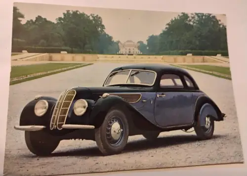 BMW 327 28 Coupe 1938 Postkarte: