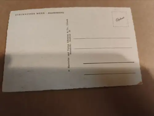 Steinhuder Meer Postkarte: