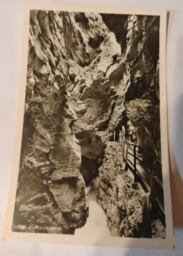 Breitachklamm Postkarte: