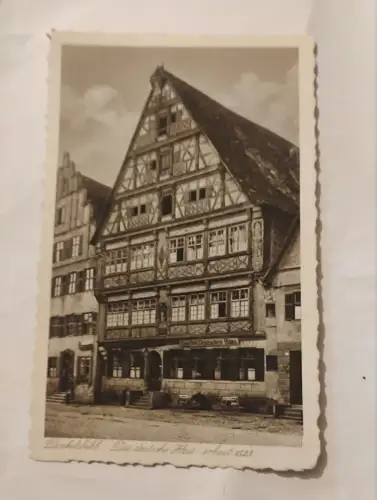 Dinkelsbühl - Das deutsche Haus Postkarte: