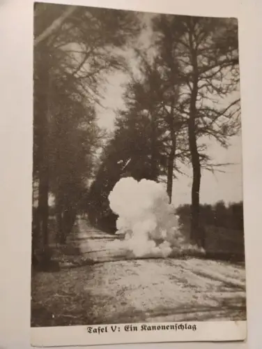 Tafel V - Ein Kanonenschlag Postkarte: