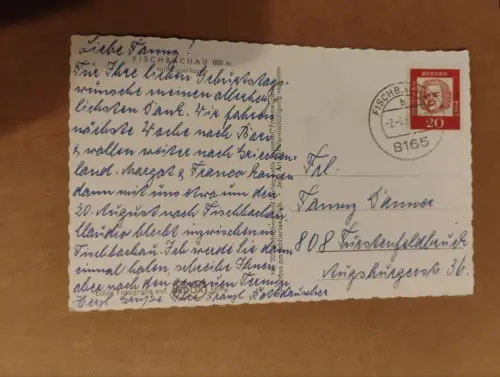 Fischbachau Postkarte: