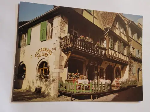 Hotel-Restaurant Schmidt - Riquewihr Postkarte: