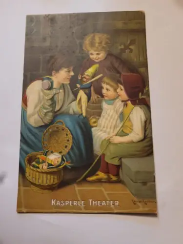 Kasperle Theater Postkarte: