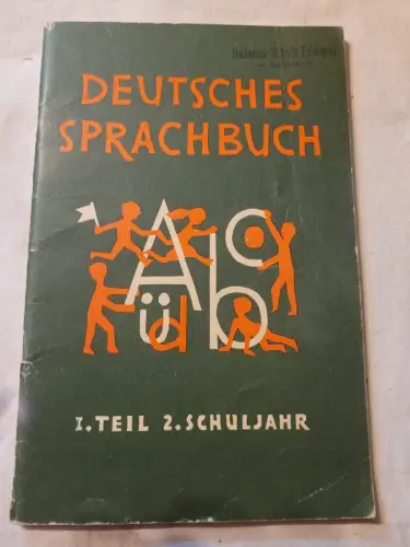 Deutsches Sprachbuch - 1 Teil - 2. Schuljahr