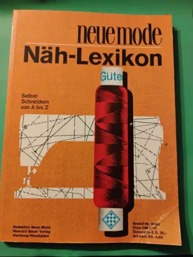 Neue Mode - Näh Lexikon