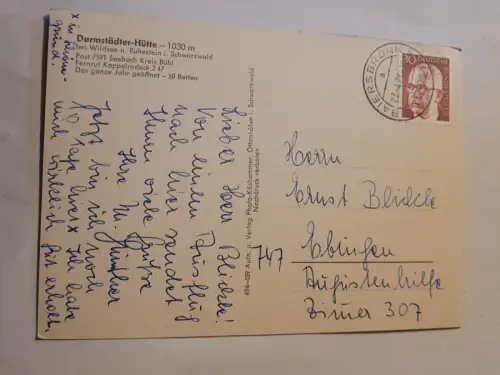 Darmstätter Hütte Postkarte: