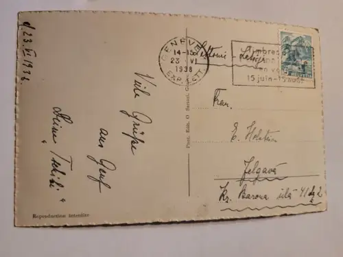Geneve - Palais des Nations Postkarte:
