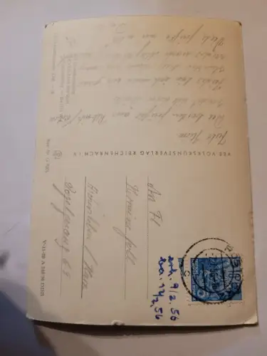 Der alte Leuchtturmwärter Postkarte: