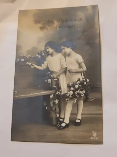 Herzlichen Glückwunsch zum Geburtstage! Postkarte: