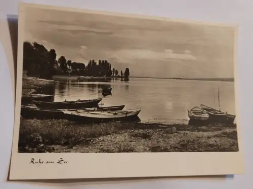 Ruhe am See Postkarte: