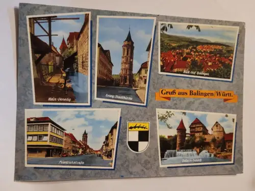 Gruß aus Balingen Postkarte: