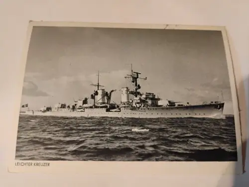 Leichte Kreuzer Postkarte: