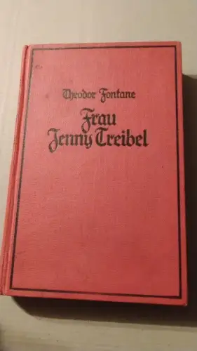Frau Jenny Treibel Theodor Fontane: