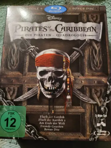Fluch der Karibik 1-4 (Blu-ray)