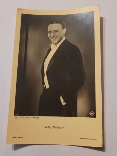 Willy Fritsch Postkarte: