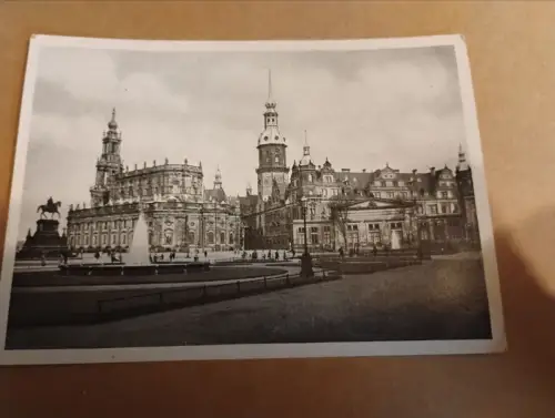 Dresden Schloß Kath.Hofkirche Postkarte: